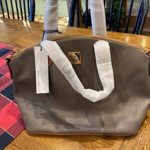Dooney & Bourke Pebble Grain Zip Zip Satchel